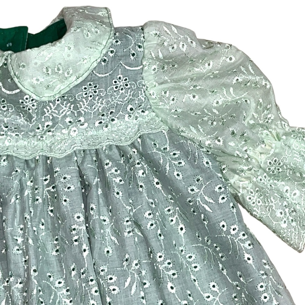 VINTAGE Eyelet Lace Handmade Tunic